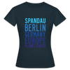 Spandau Planet Earth - Frauen Premium T-Shirt - Navy