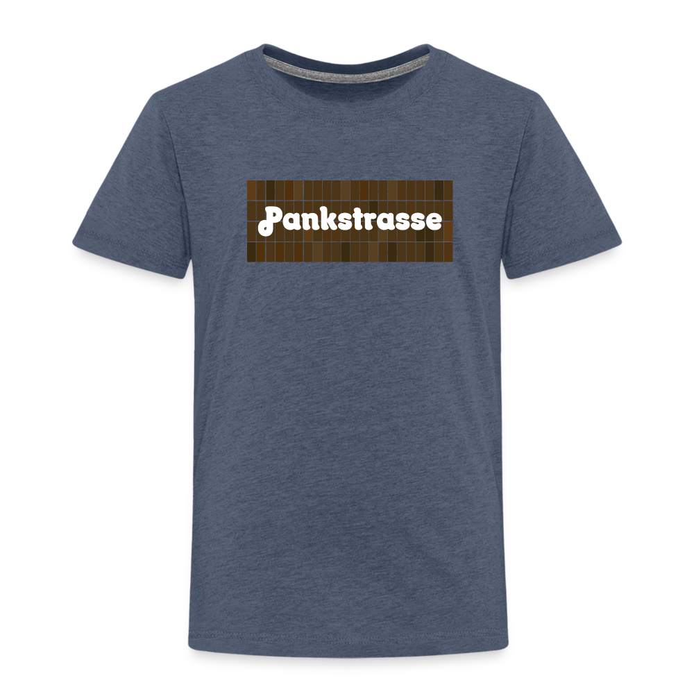 Pankstrasse - Kinder Premium T-Shirt - Blau meliert
