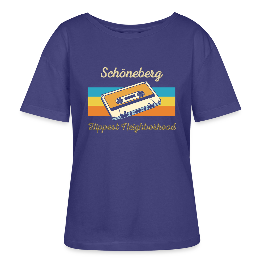 Schöneberg Hippest Neighborhood - Relaxed Rundhals Frauen Bio-T-Shirt - Dämmerung