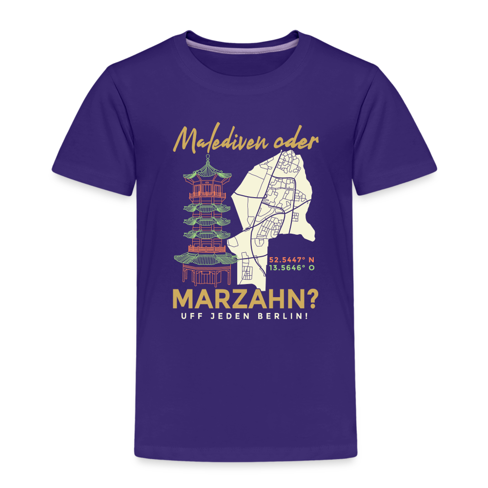 Malediven Oder Marzahn - Kinder Premium T-Shirt - Lila