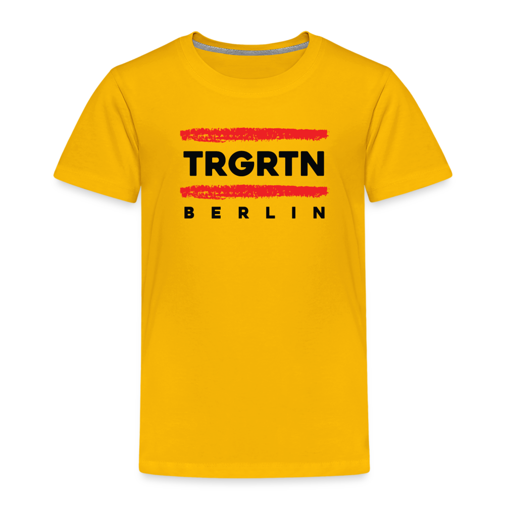 TRGRTN - Kinder Premium T-Shirt - Sonnengelb