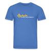 Lächeln is keen Jesichtsbruch - Unisex Bio T-Shirt - Achtsames Blau