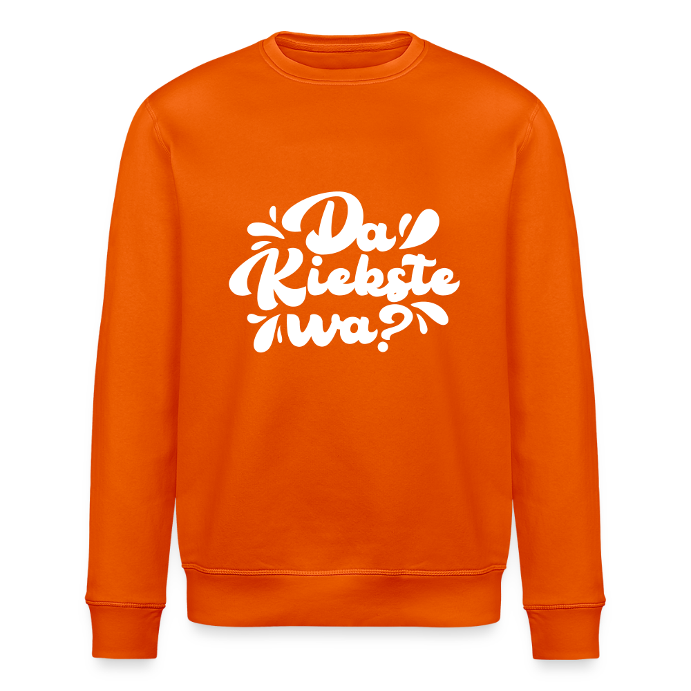 Kiekste - Unisex Bio Sweatshirt - Tieforange
