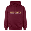 Misstrau' Kamel'n! (trinken wöchentlich) - Hoodie - Maroon