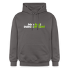 Nich faul! Energieeffizient! - Hoodie - Dunkelgrau