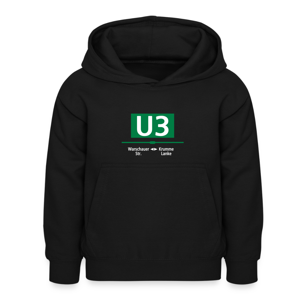 U3 - Kinder Premium Hoodie - Schwarz