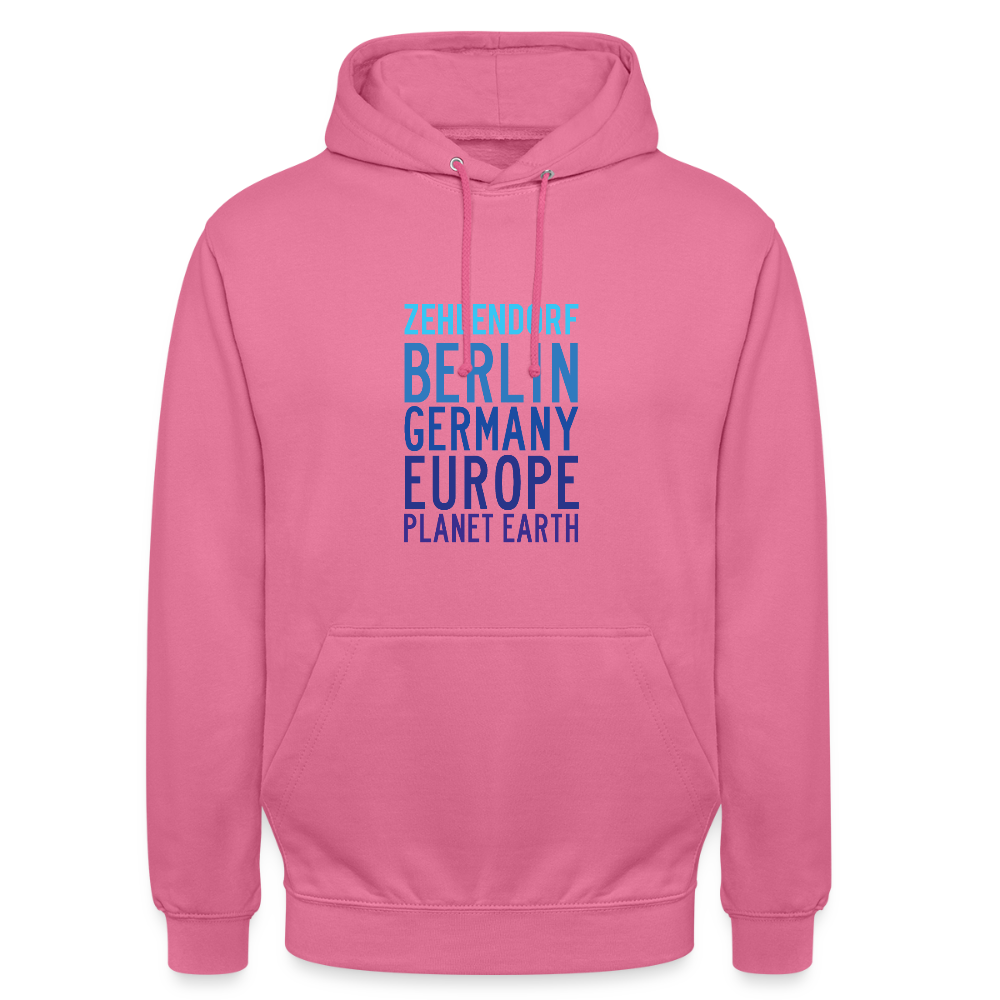 Zehlendorf Planet Earth - Unisex Hoodie - Pink