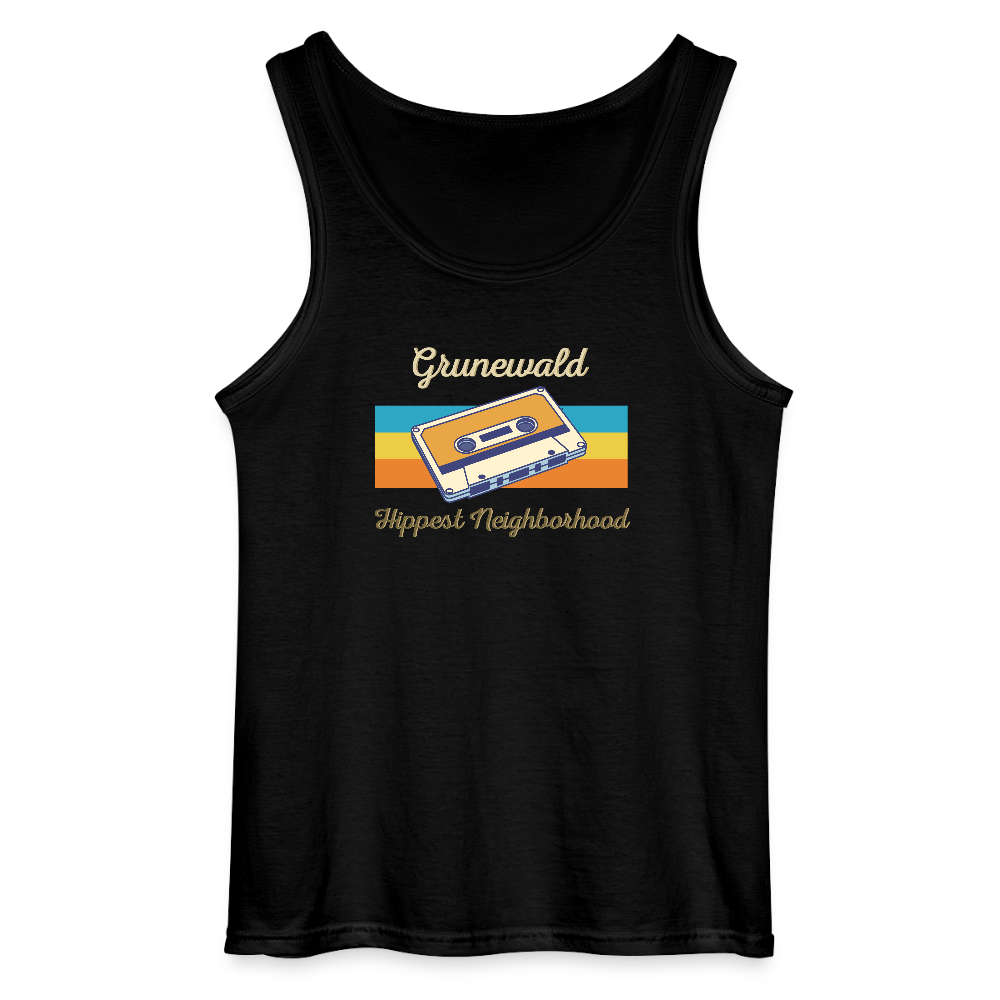 Grunewald Hippest Neighborhood - Männer Tank Top - Schwarz