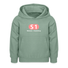 S1 - Kinder Premium Hoodie - Graugrün