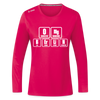 OMG Berlin - Frauen Sport Langarmshirt - dunkles Pink