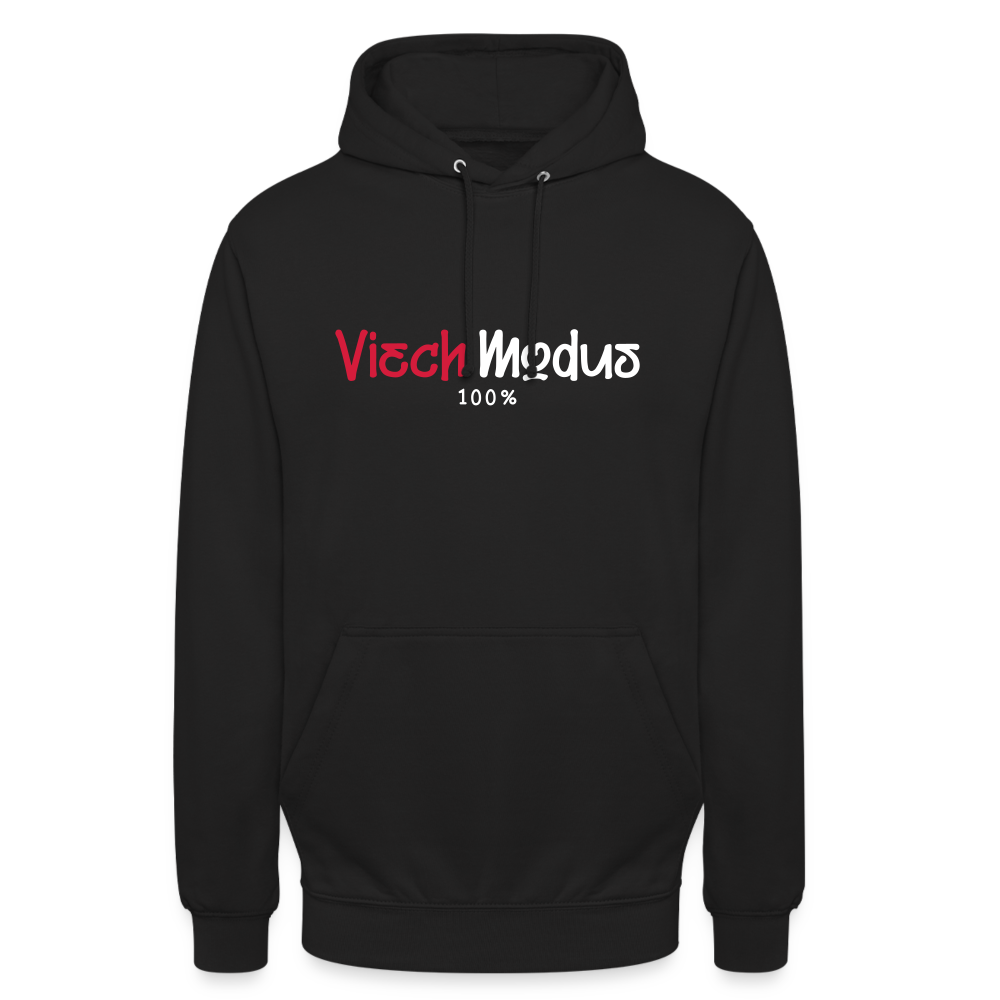 Viech Modus 100% - Unisex Hoodie - Schwarz