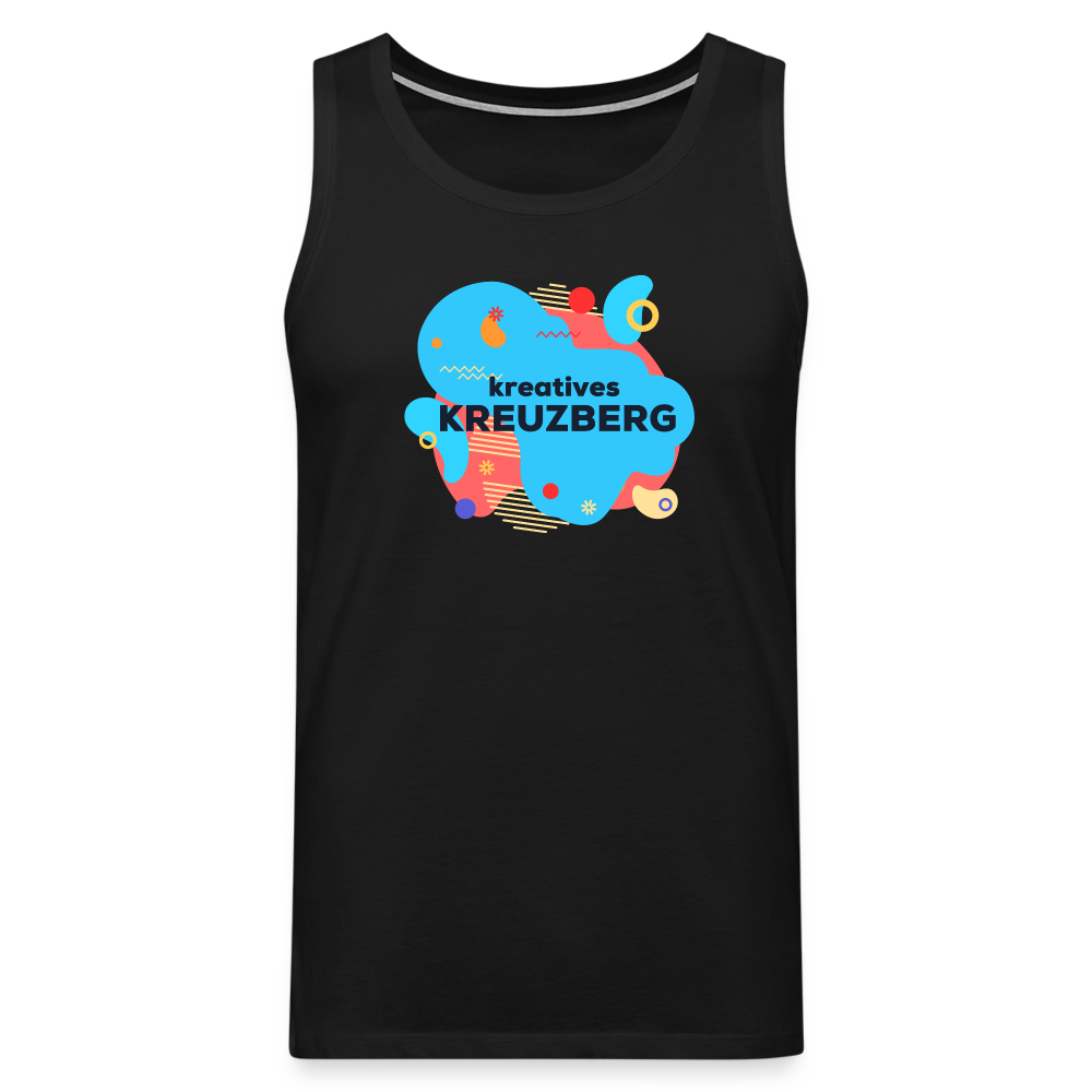 Kreatives Kreuzberg - Männer Premium Tank Top - Schwarz