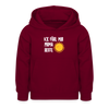 Ick fühl mir prima - Kinder Hoodie - Bordeaux