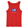 U8 - Männer Tank Top - Rot