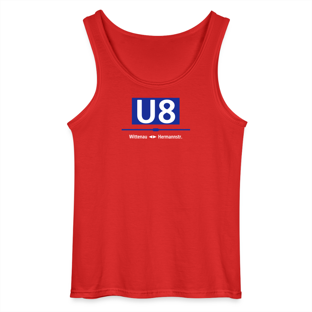 U8 - Männer Tank Top - Rot