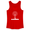Funkturm im Fokus - Frauen Bio Tank Top - Rot