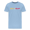 Lächeln beim Nörgeln - Männer Premium T-Shirt - Sky