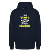 Lass Sonne rin, dit Jraue draußen! - Unisex Hoodie - Navy