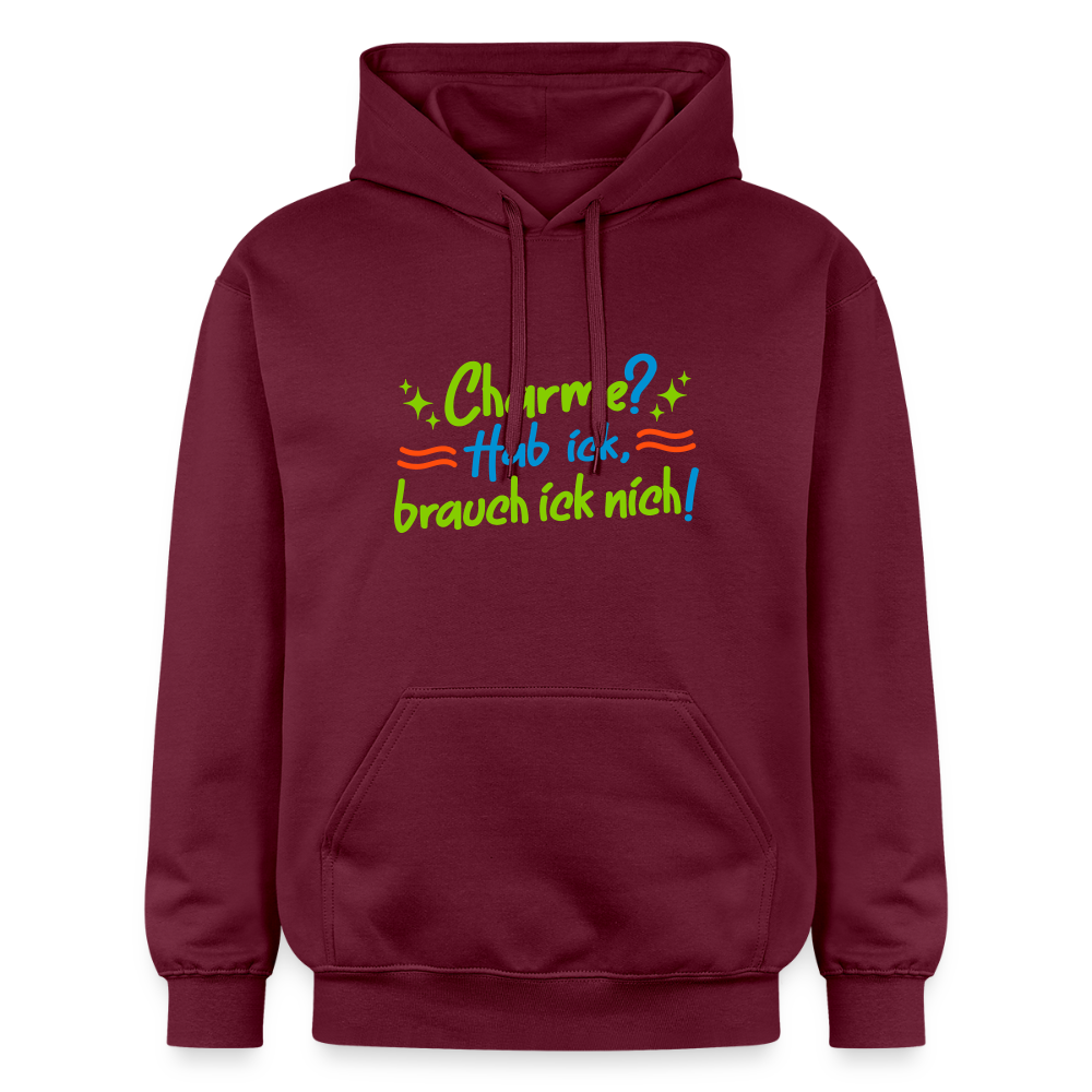 Charme? Hab ick, brauch ick nich! - Hoodie - Maroon