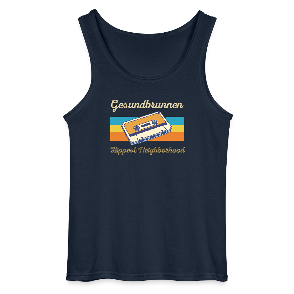 Gesundbrunnen Hippest Neighborhood - Männer Tank Top - Navy