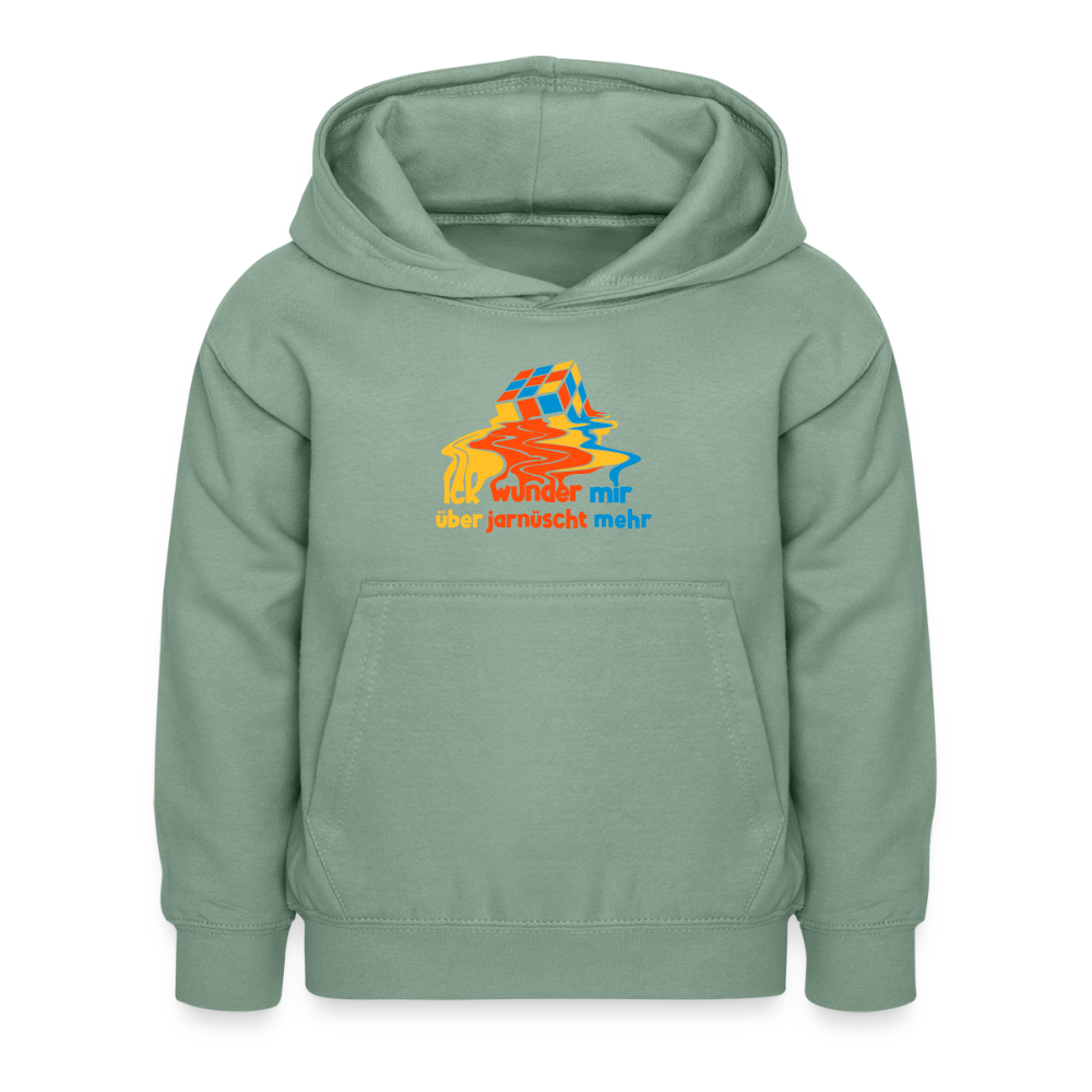 Ick Wunder Mir - Kinder Hoodie - Graugrün