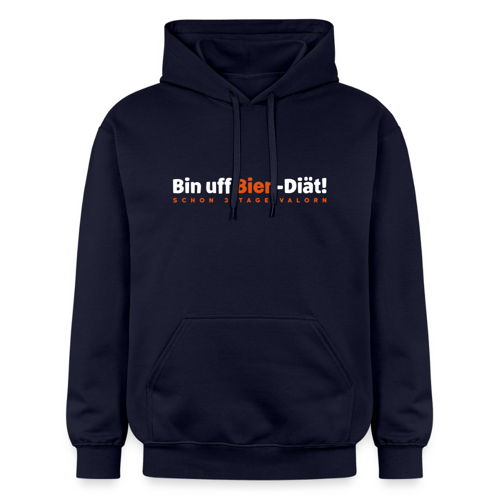 Bin uff Bier-Diät! (schon 3 Tage valorn) - Hoodie - Navy