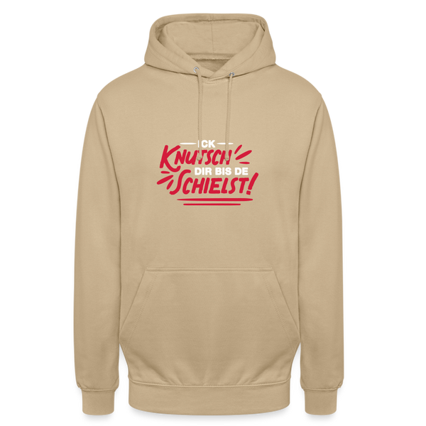 Ick knutsch dir! - Unisex Hoodie - Beige