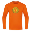 Berlin im Fokus - Männer Sport Langamshirt - Neonorange