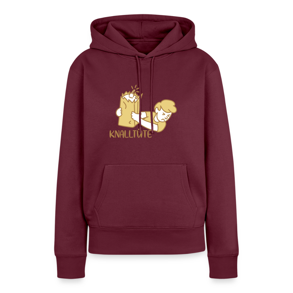 Knalltüte - Frauen Premium Hoodie - Burgunderrot