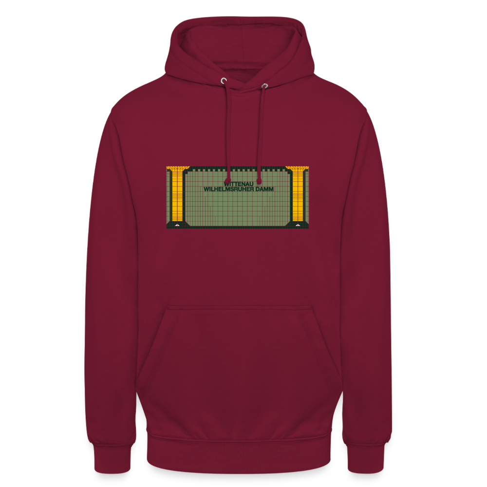 Wittenau Wilhelmsruher Damm - Unisex Hoodie - Bordeaux