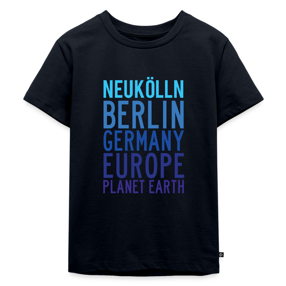 Neukölln Planet Earth - Kinder Premium T-Shirt - Navy