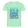 Wilmersdorf Planet Earth - Männer Premium T-Shirt - Mintgrün