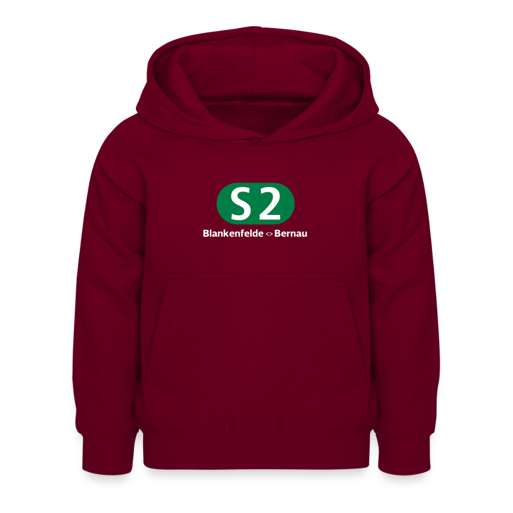S2 - Kinder Hoodie - Bordeaux