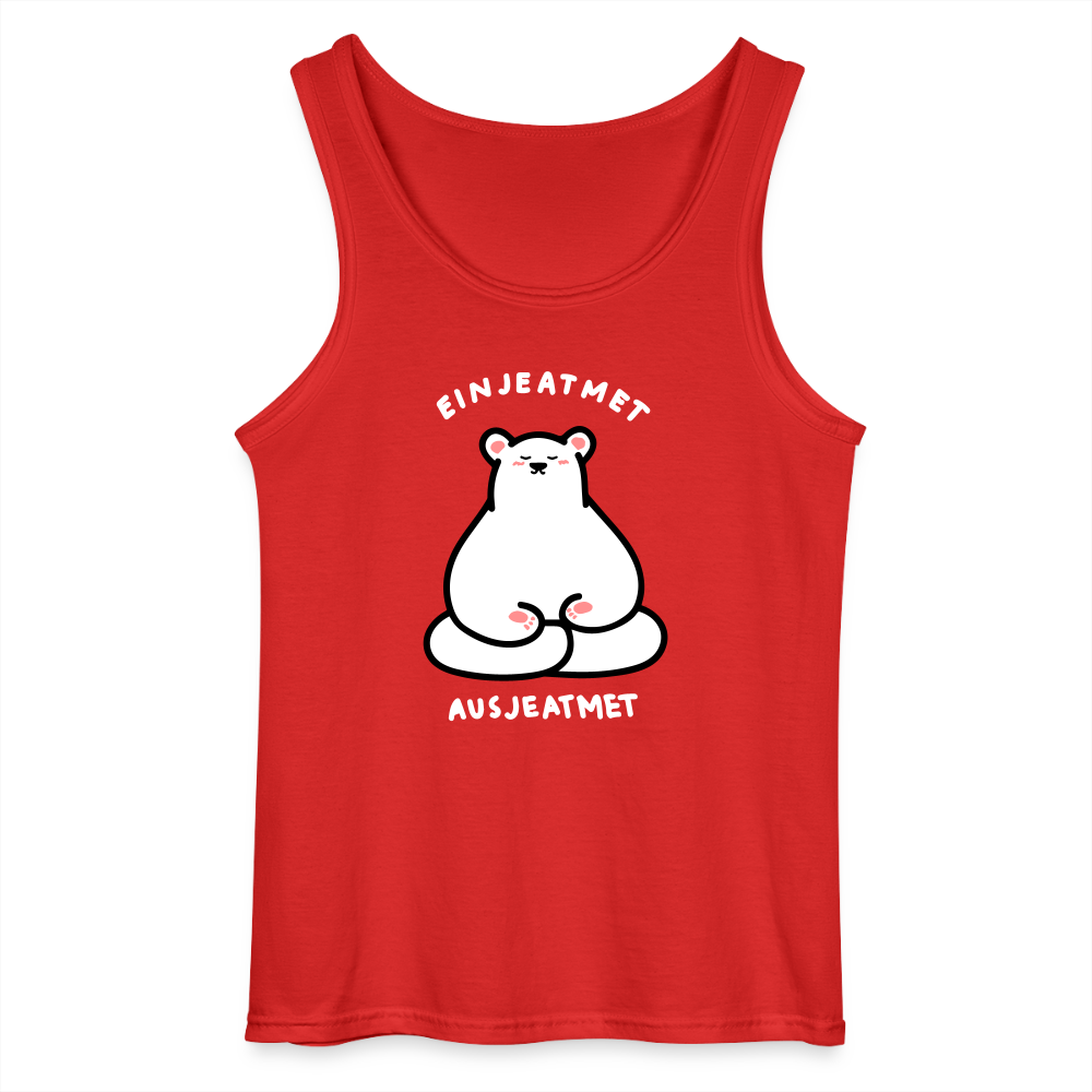 Einjeatmet - Männer Tank Top - Rot