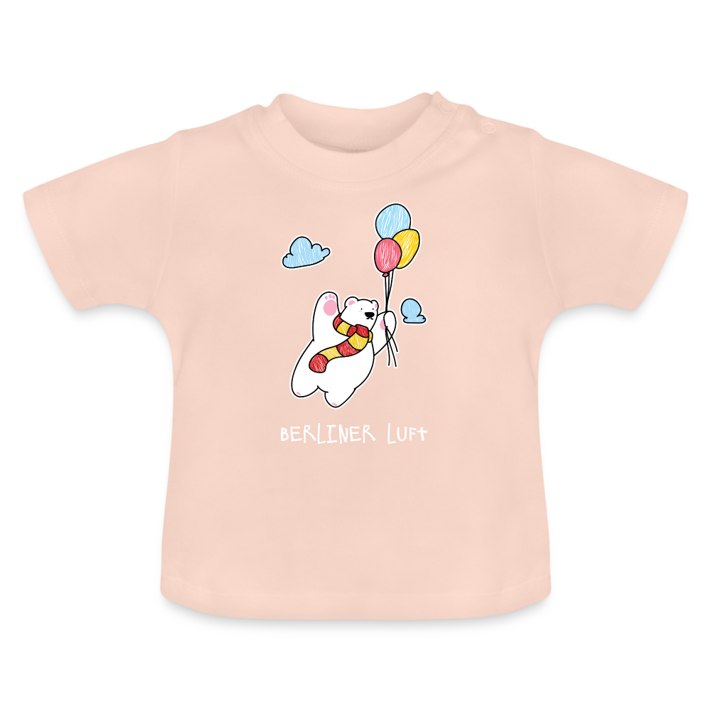 Der Bär fliegt - Baby T-Shirt - Kristallrosa