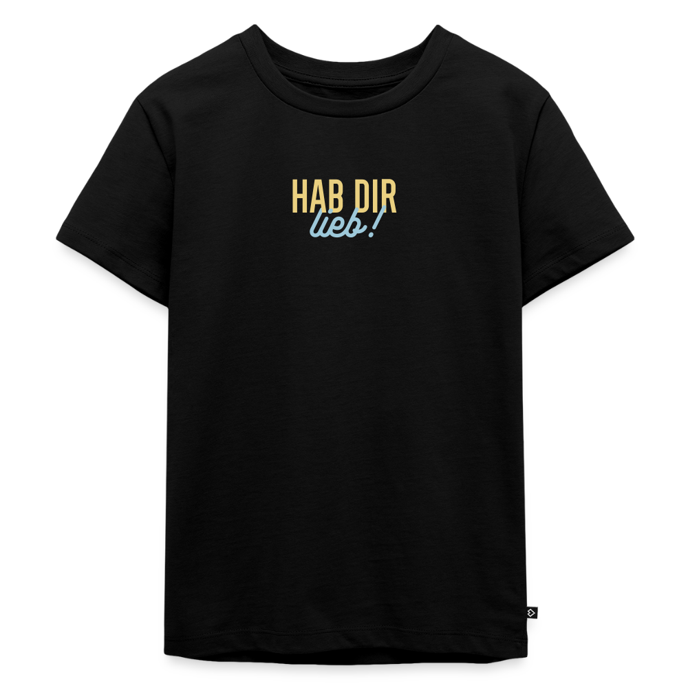 Hab Dir Lieb! - Kinder Premium T-Shirt - Schwarz