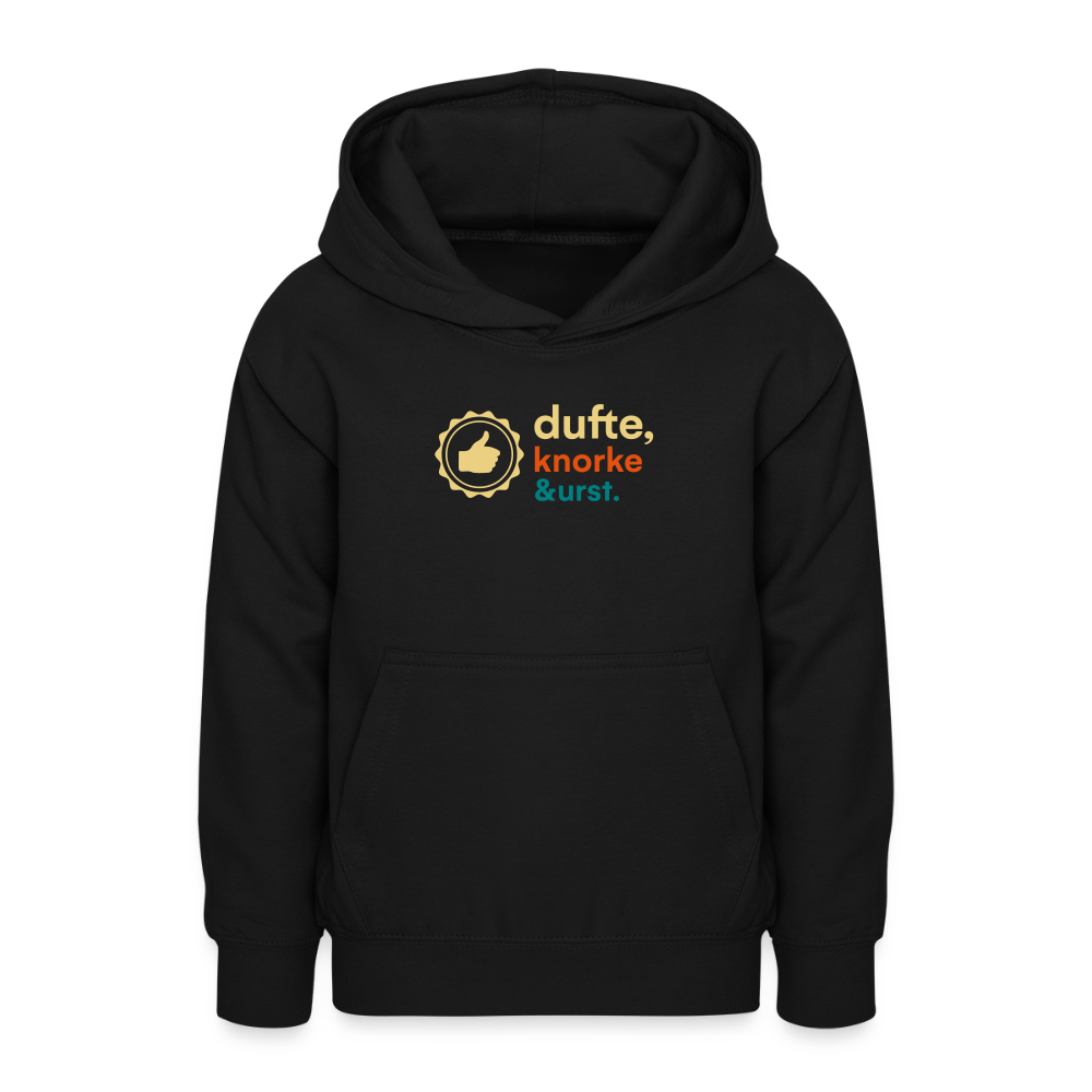 Dufte, Knorke, Urst - Teenager Hoodie - Schwarz