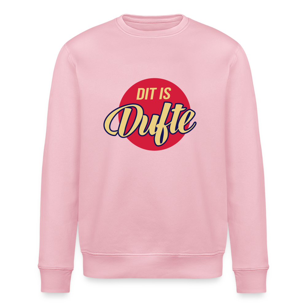 Dit Is Dufte - Unisex Bio Sweatshirt - Hellrosa