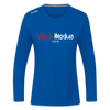Viech Modus 100% - Frauen Sport Langarmshirt - Royalblau