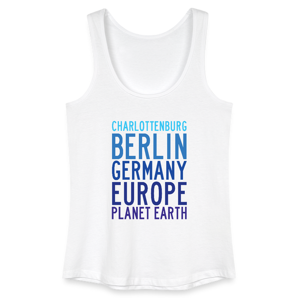 Charlottenburg - Earth - Frauen Bio Tank Top - Weiß