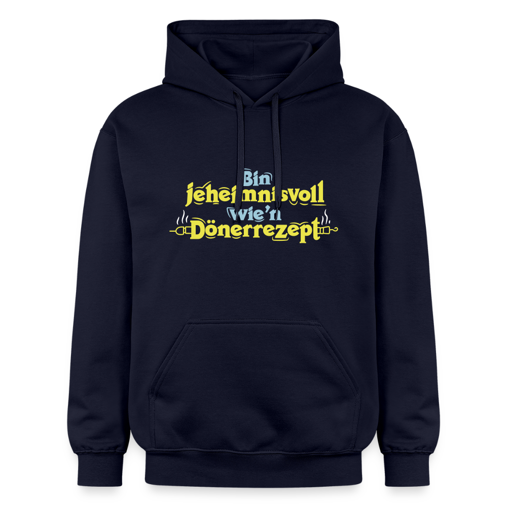 Bin jeheimnisvoll wie'n Dönerrezept. - Hoodie - Navy