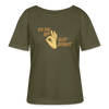 Ick bin uff allet jefasst - Relaxed Rundhals Frauen Bio-T-Shirt - Khaki