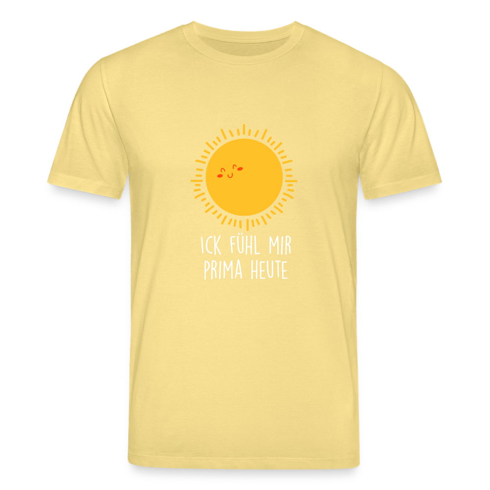 Ick fühl mir prima - Unisex Bio T-Shirt - Gelb Viva 