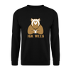 ick wees - Unisex Pullover - Schwarz