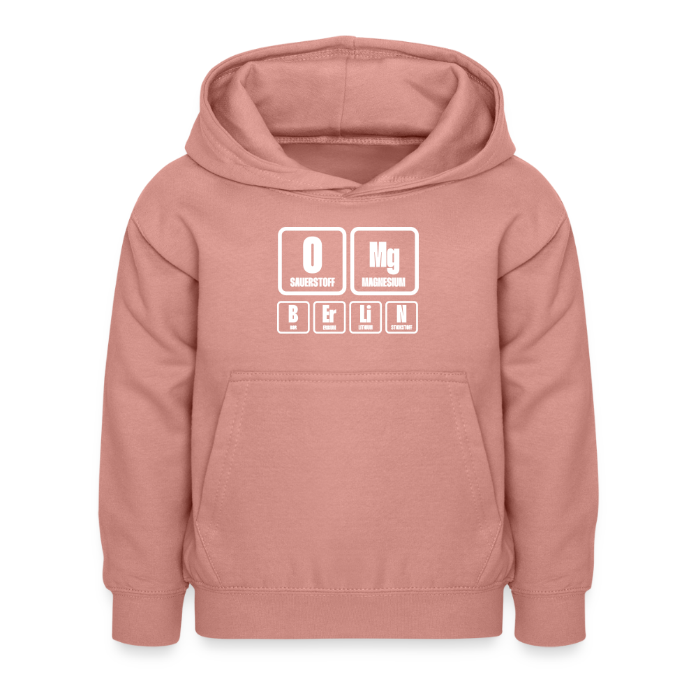 OMG Berlin - Kinder Hoodie - Altrosa