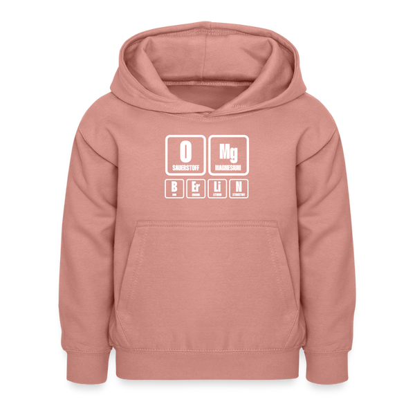 OMG Berlin - Kinder Hoodie - Altrosa