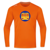U-Bahntunnel - Männer Sport Langamshirt - Neonorange