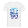 Lichtenberg Planet Earth - Männer Premium T-Shirt - Weiß