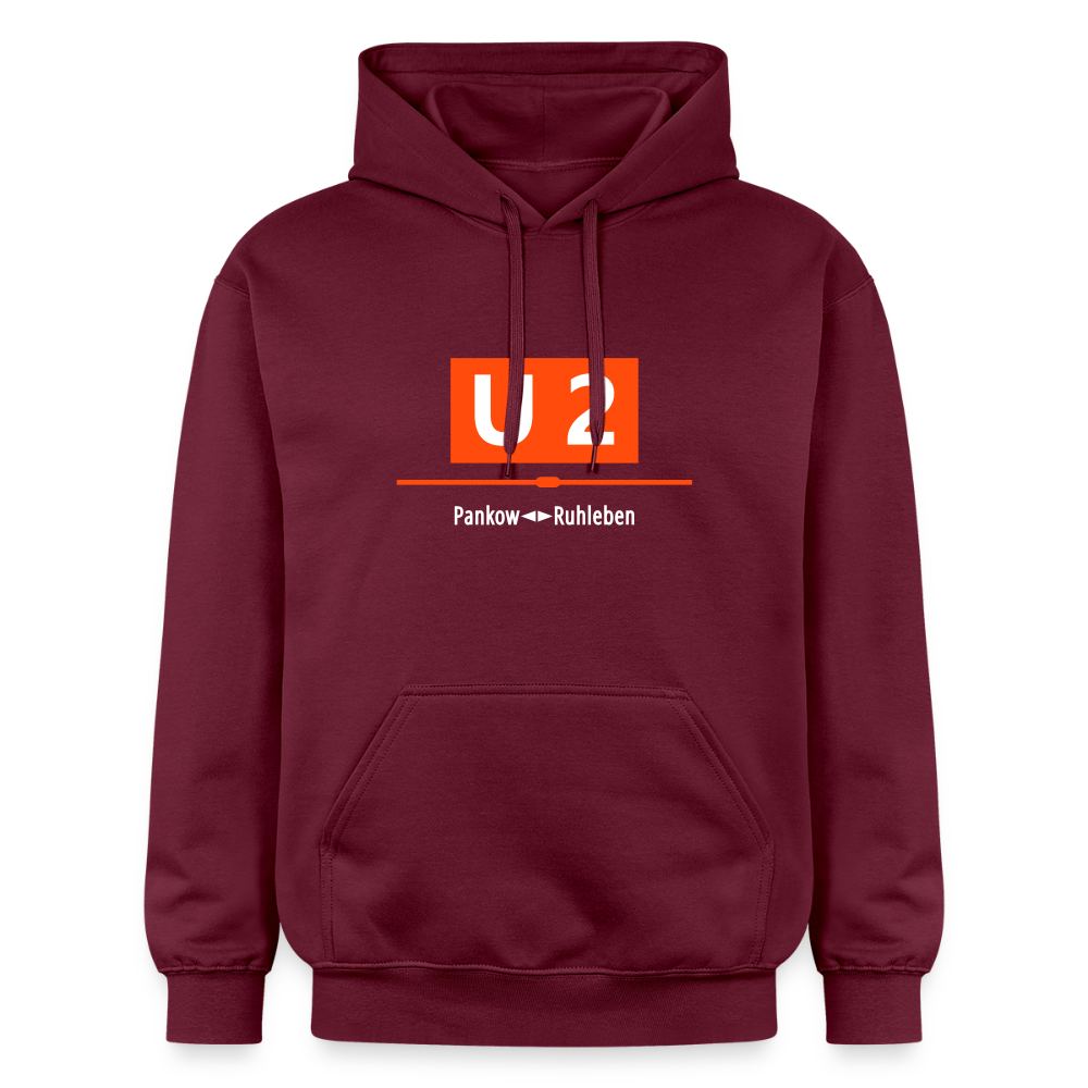 U2 Berlin - Hoodie - Maroon