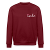 Ische - Unisex Bio Sweatshirt - Burgunderrot